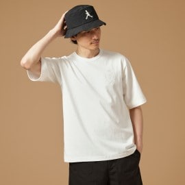 フォーティーカラッツアンドゴーニーゴ(40CARATS&525)の【Made in JAPAN】＆マーク刺繍　丸胴Tシャツ