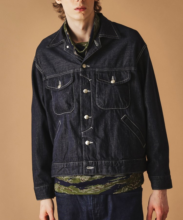 フォーティーカラッツアンドゴーニーゴ(40CARATS&525)の525DENIM ワークジャケット2