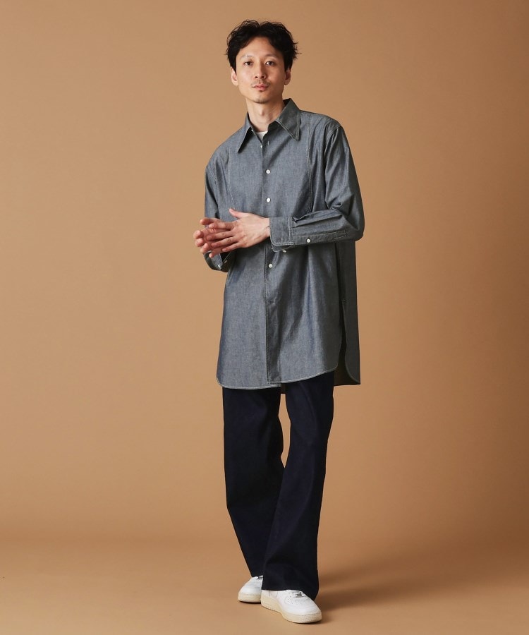 フォーティーカラッツアンドゴーニーゴ(40CARATS&525)の525DENIMチュニックシャツ11