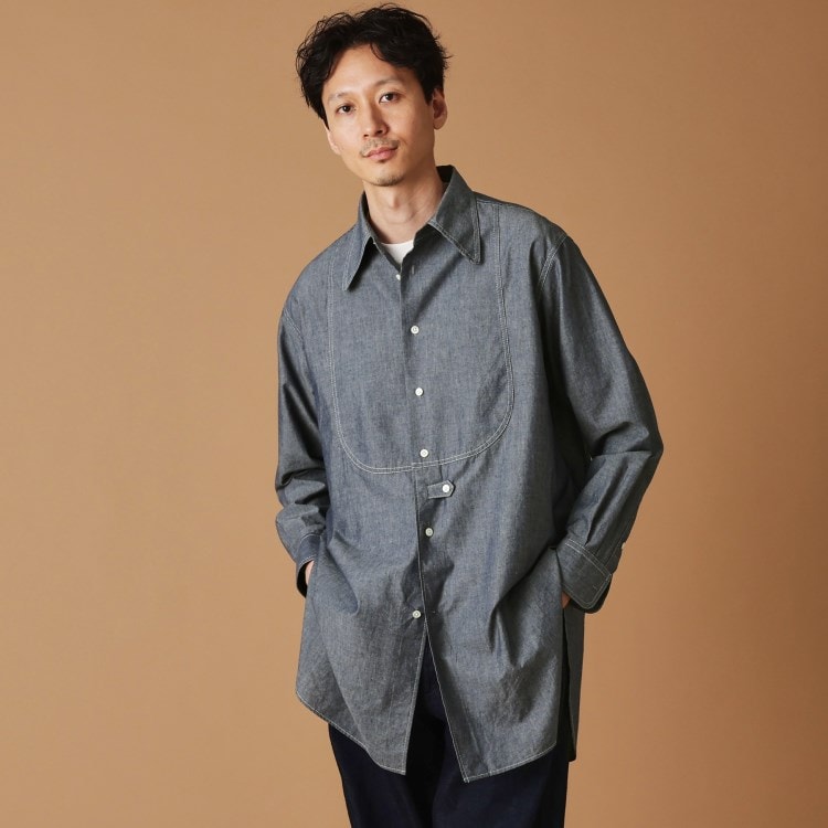 フォーティーカラッツアンドゴーニーゴ(40CARATS&525)の525DENIMチュニックシャツ カジュアルシャツ
