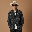 フォーティーカラッツアンドゴーニーゴ(40CARATS&525)のハンバーガープリント シャツ ブラック(119)