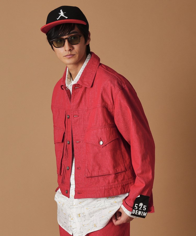 フォーティーカラッツアンドゴーニーゴ(40CARATS&525)の525DENIM　カラーデニムジャケット18