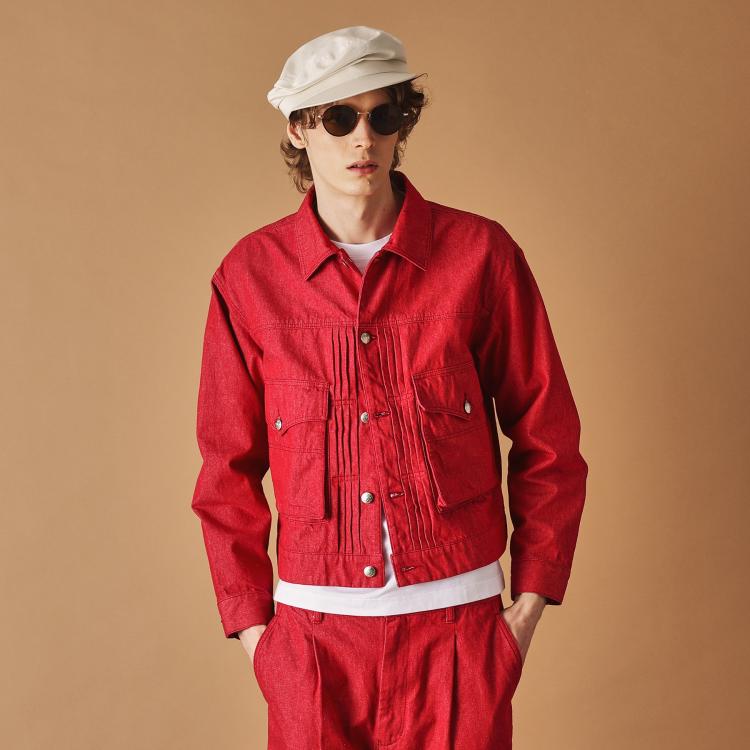 フォーティーカラッツアンドゴーニーゴ(40CARATS&525)の525DENIM　カラーデニムジャケット デニムジャケット