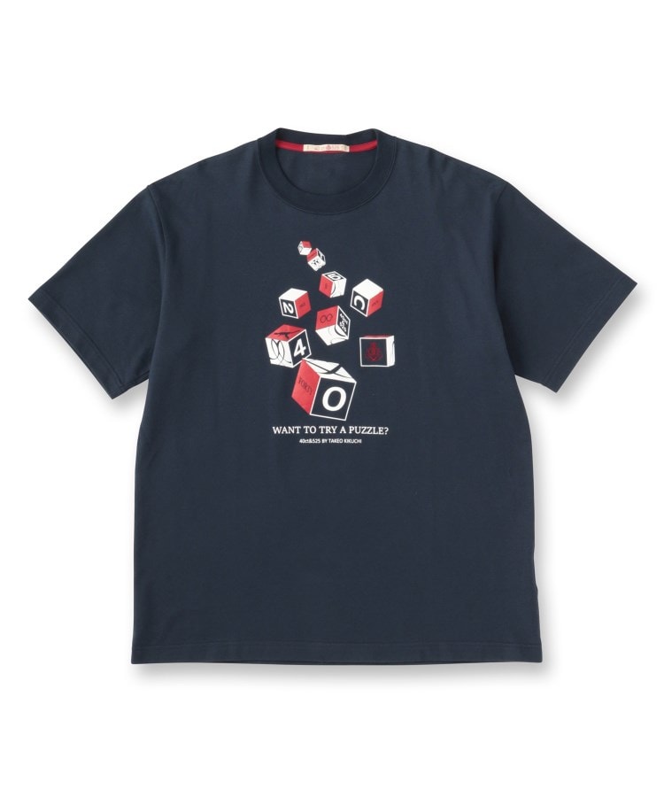 フォーティーカラッツアンドゴーニーゴ(40CARATS&525)の【Sサイズ～】キューブグラフィック半袖Tシャツ1