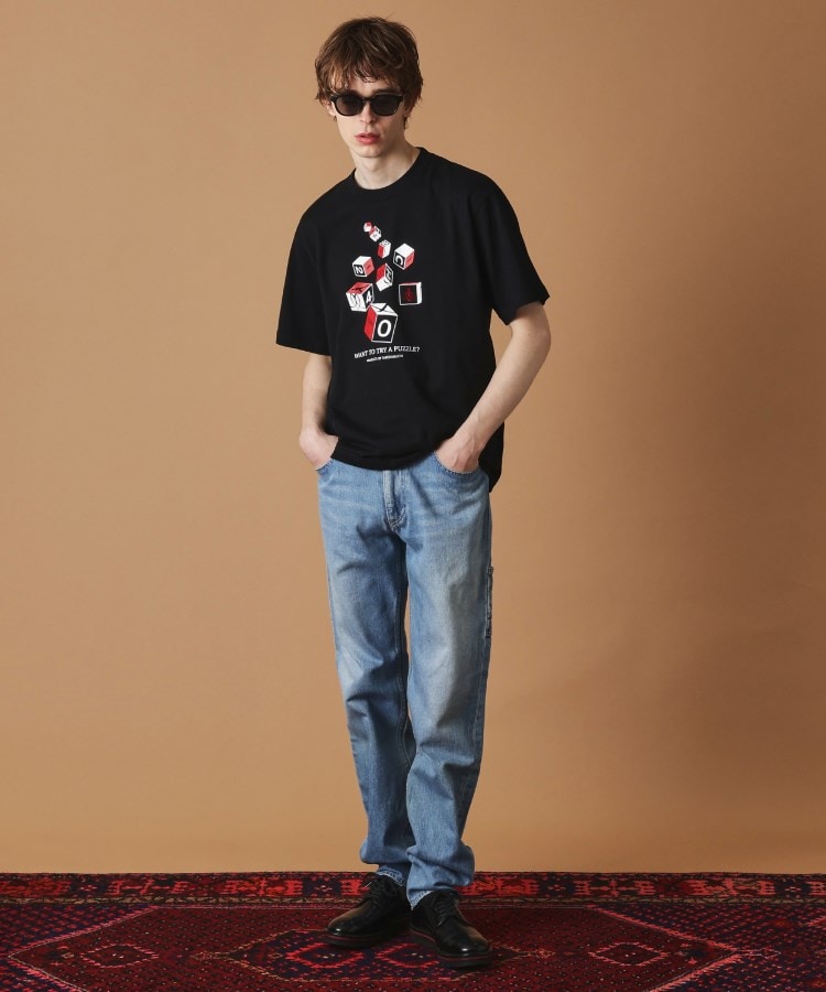 フォーティーカラッツアンドゴーニーゴ(40CARATS&525)の【Sサイズ～】キューブグラフィック半袖Tシャツ14