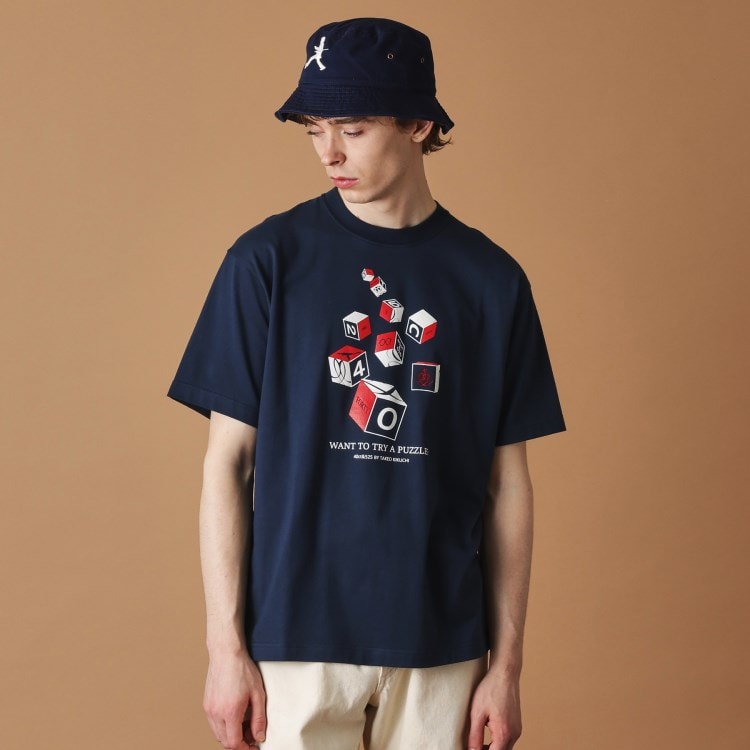 フォーティーカラッツアンドゴーニーゴ(40CARATS&525)の【Sサイズ～】キューブグラフィック半袖Tシャツ Ｔシャツ