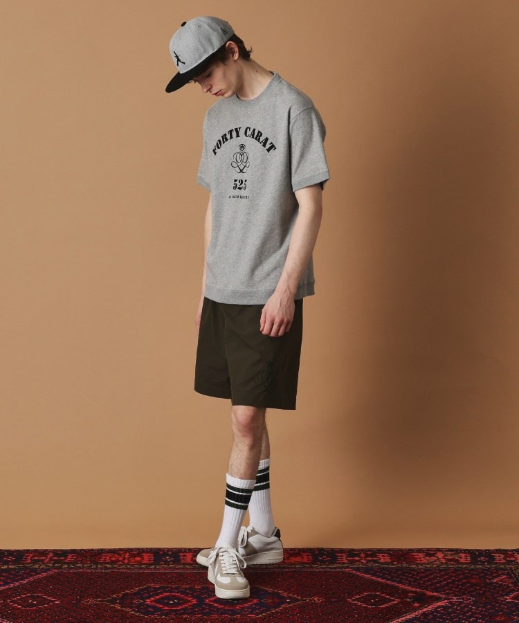 フォーティーカラッツアンドゴーニーゴ(40CARATS&525)のFORTY CARAT裏毛半袖Tシャツ10