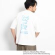 ベースコントロール(BASE CONTROL)のOSAMU GOODS/オサムグッズ コラボ バックプリント コットン半袖Tシャツ アイボリー(004)