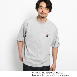 ベースコントロール(BASE CONTROL)のOSAMU GOODS/オサムグッズ コラボ 胸刺繍 コットン半袖Tシャツ Ｔシャツ