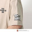 ベースコントロール(BASE CONTROL)のTOM＆JERRY/トムとジェリー クルーネック 刺繍アート半袖T5