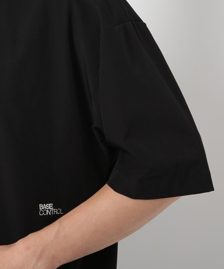 ベースコントロール(BASE CONTROL)のビッグシルエット 裾コードデザイン 合繊ストレッチ半袖Tシャツ5