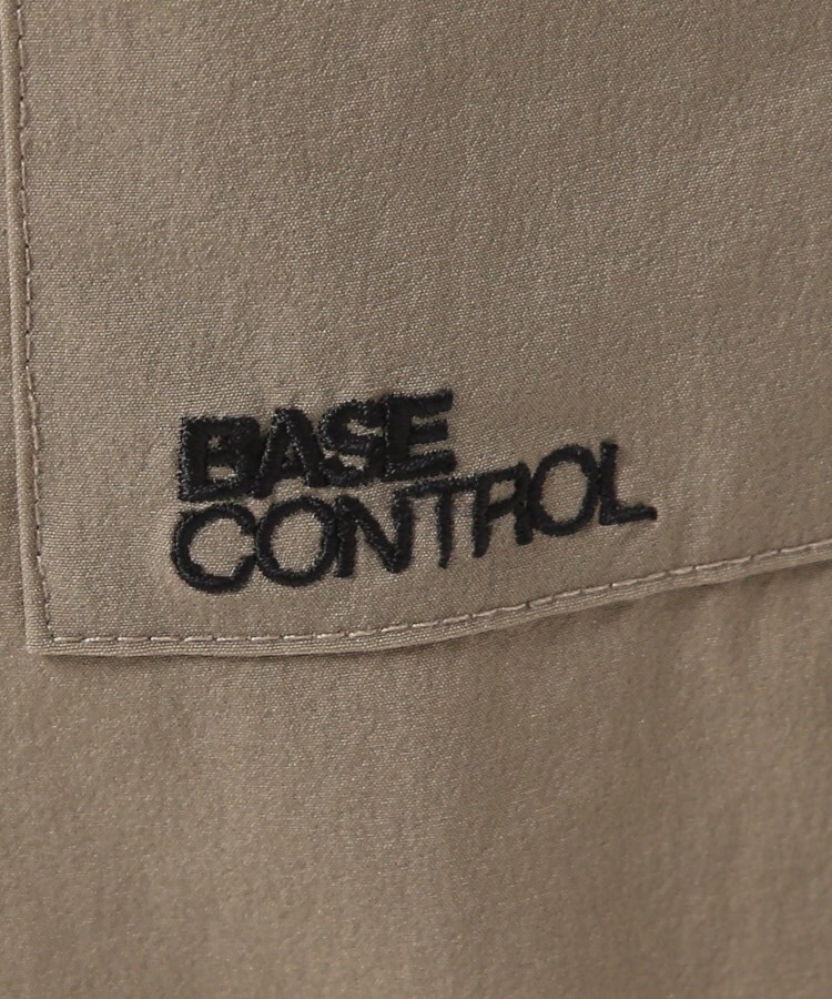 ベースコントロール(BASE CONTROL)の裾ドローコードデザイン 合繊ストレッチカーゴショーツ9