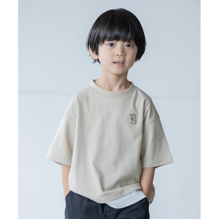 ザ ショップ ティーケー（キッズ）(THE SHOP TK(Kids))の◆【100-140/USAコットン】レイヤード風Tシャツ Ｔシャツ