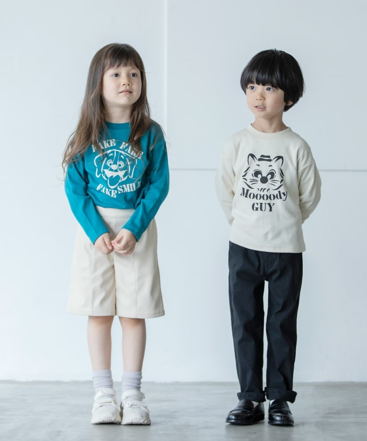 ザ ショップ ティーケー（キッズ）(THE SHOP TK(Kids))の◆【110-150/気持ちの良い肌触り】イラストプリントTシャツ5