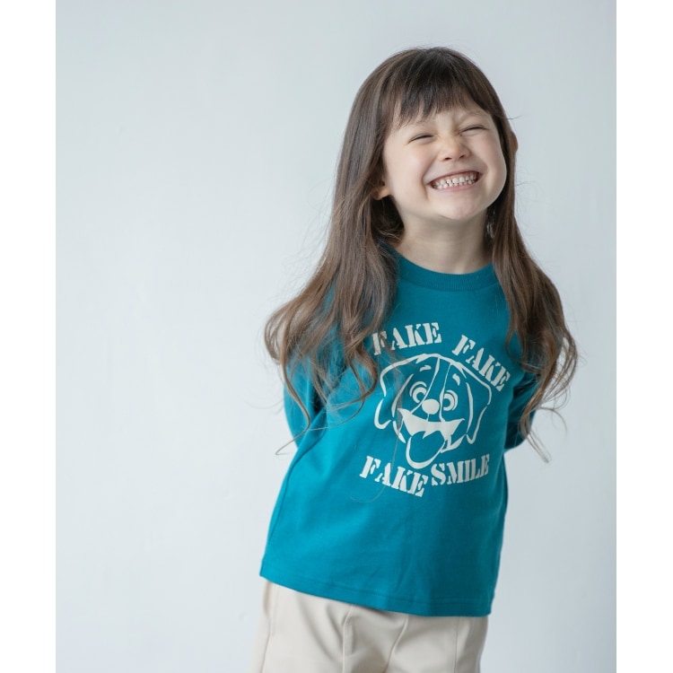 ザ ショップ ティーケー（キッズ）(THE SHOP TK(Kids))の◆【110-150/気持ちの良い肌触り】イラストプリントTシャツ Ｔシャツ