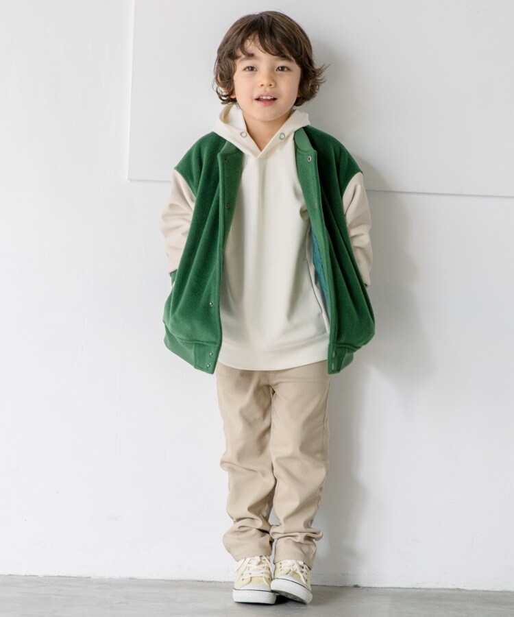 ザ ショップ ティーケー（キッズ）(THE SHOP TK(Kids))の◆【100-140/異素材ドッキング】スタジャン7