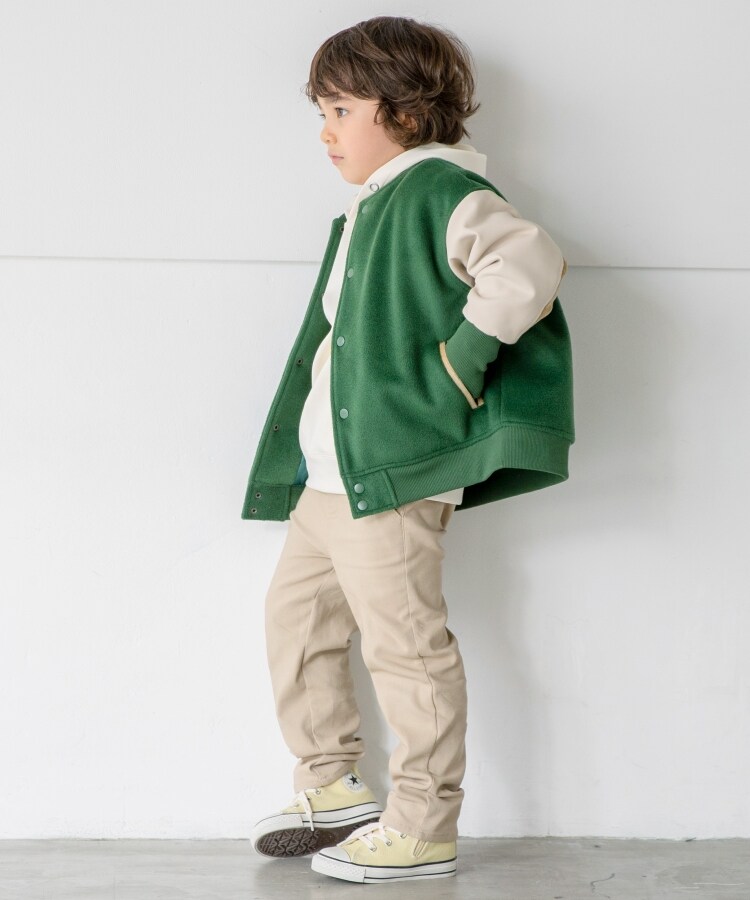 ザ ショップ ティーケー（キッズ）(THE SHOP TK(Kids))の◆【100-140/異素材ドッキング】スタジャン8