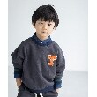 ザ ショップ ティーケー（キッズ）(THE SHOP TK(Kids))の◆【110-150/洗濯機で洗える】ワッペンスウェットトップス ディープグレー(015)