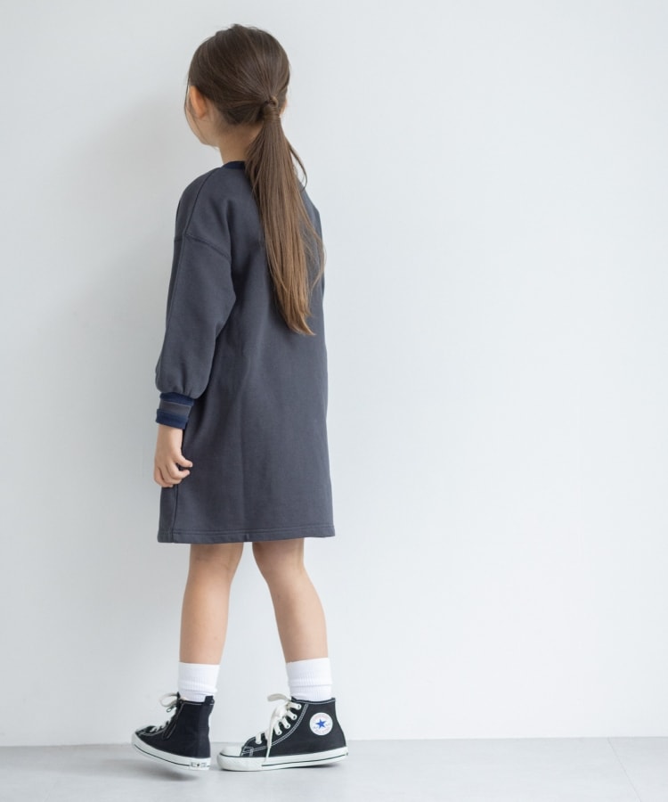 ザ ショップ ティーケー（キッズ）(THE SHOP TK(Kids))の◆【110-150/洗濯機で洗える】ワッペンスウェットワンピース5