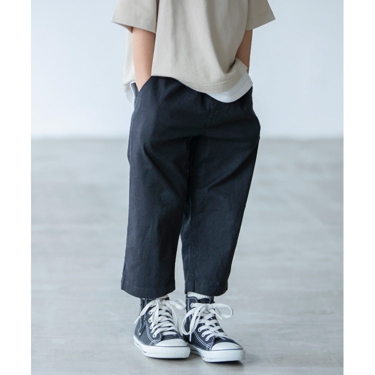 ザ ショップ ティーケー（キッズ）(THE SHOP TK(Kids))の◆【100-140/ストレッチ素材】クロップド丈パンツ 6～9分丈パンツ