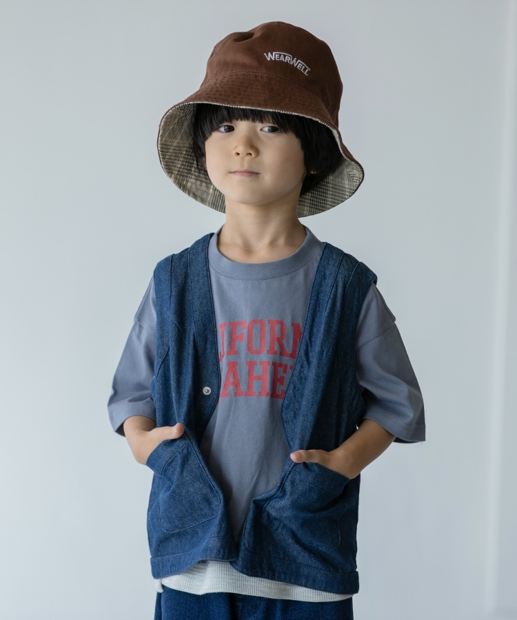 ザ ショップ ティーケー（キッズ）(THE SHOP TK(Kids))の◆【110‐150/洗濯機で洗える！】ポケット付きデニムベスト3