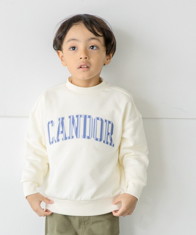 100-140】カレッジロゴスウェットトップス（スウェット・トレーナー） THE SHOP TK(Kids)（ザショップティーケー）| ワールド  オンラインストア WORLD ONLINE STORE