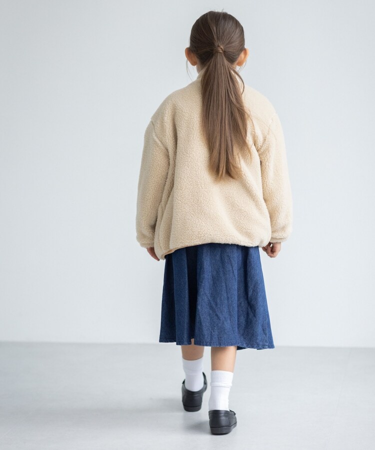 ザ ショップ ティーケー（キッズ）(THE SHOP TK(Kids))の◆【100-140/洗濯機で洗える！】ポケット配色ボアブルゾン19