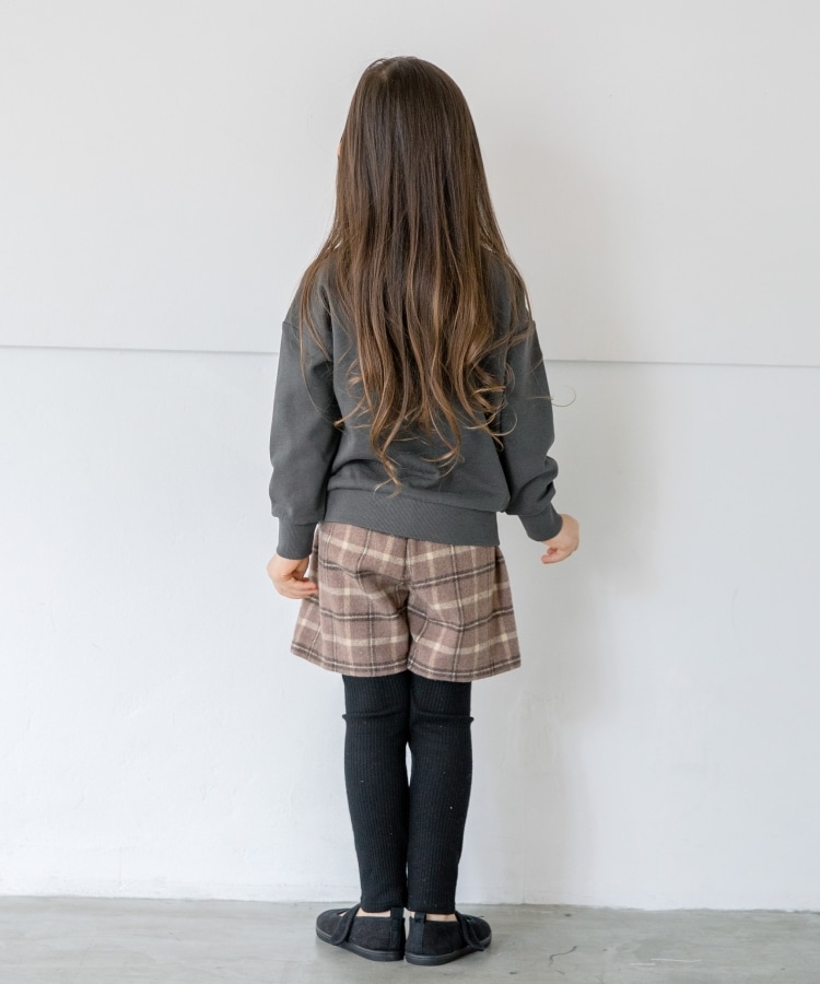 ◇【110-150】チェックキュロットパンツ（ショートパンツ