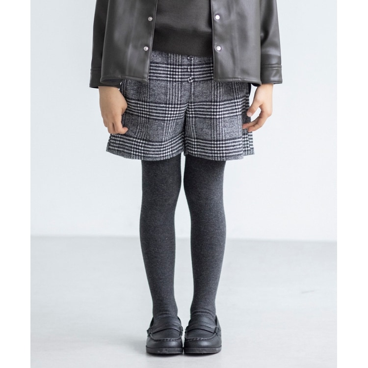 ◇【110-150】チェックキュロットパンツ(ショートパンツ ◇【110-150】チェックキュロットパンツ(ショートパンツ
