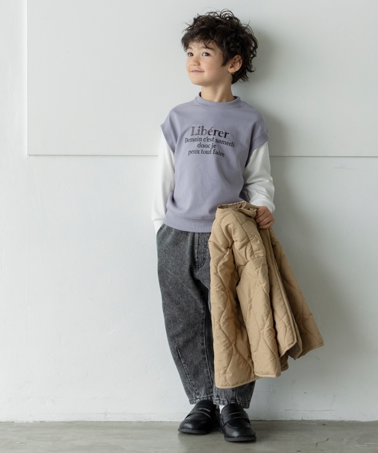 ザ ショップ ティーケー（キッズ）(THE SHOP TK(Kids))の◆【110-140】ベストレイヤード風プルオーバー2