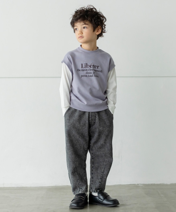 ザ ショップ ティーケー（キッズ）(THE SHOP TK(Kids))の◆【110-140】ベストレイヤード風プルオーバー1