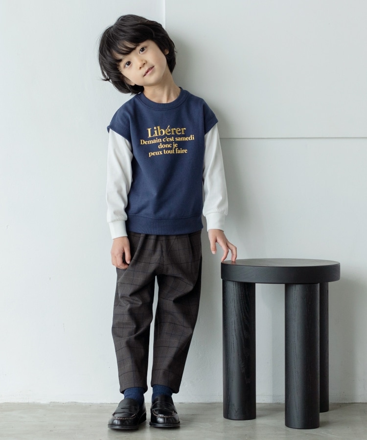 ザ ショップ ティーケー（キッズ）(THE SHOP TK(Kids))の◆【110-140】ベストレイヤード風プルオーバー4