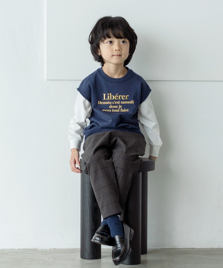 ザ ショップ ティーケー（キッズ）(THE SHOP TK(Kids))の◆【110-140】ベストレイヤード風プルオーバー5