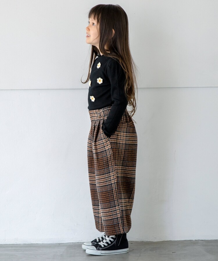 ザ ショップ ティーケー（キッズ）(THE SHOP TK(Kids))の◆【110-140】フリルリブハイネックニット2