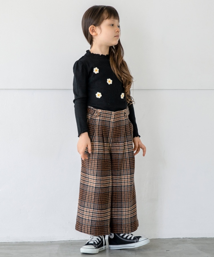 ザ ショップ ティーケー（キッズ）(THE SHOP TK(Kids))の◆【110-140】フリルリブハイネックニット5