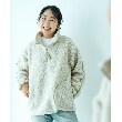 ザ ショップ ティーケー（キッズ）(THE SHOP TK(Kids))の◆【140-160】ハーフジップボアブルゾン/福田麻琴さんコラボ12