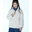 ザ ショップ ティーケー（キッズ）(THE SHOP TK(Kids))の◆【140-160】ハーフジップボアブルゾン/福田麻琴さんコラボ ナチュラル(050)