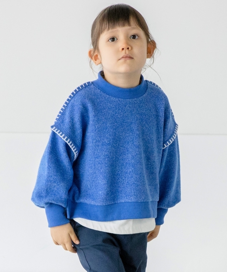 ザ ショップ ティーケー（キッズ）(THE SHOP TK(Kids))の◆【110-150】【洗濯機で洗える！】ハンドステッチ風ニットソー1