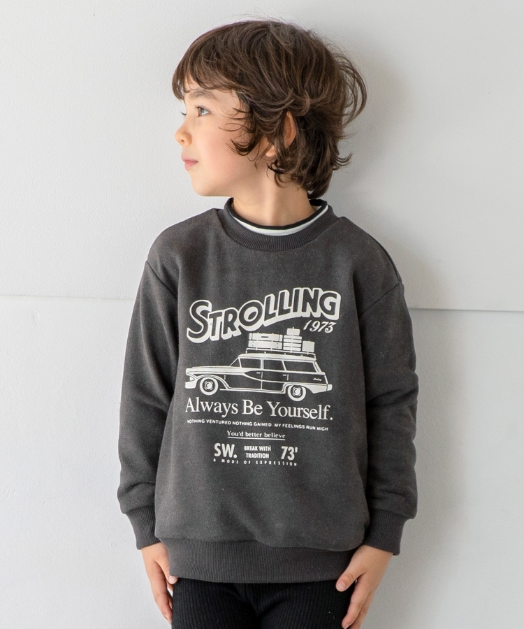 ザ ショップ ティーケー（キッズ）(THE SHOP TK(Kids))の◆【100-140】レトロプリントスウェットトップス9