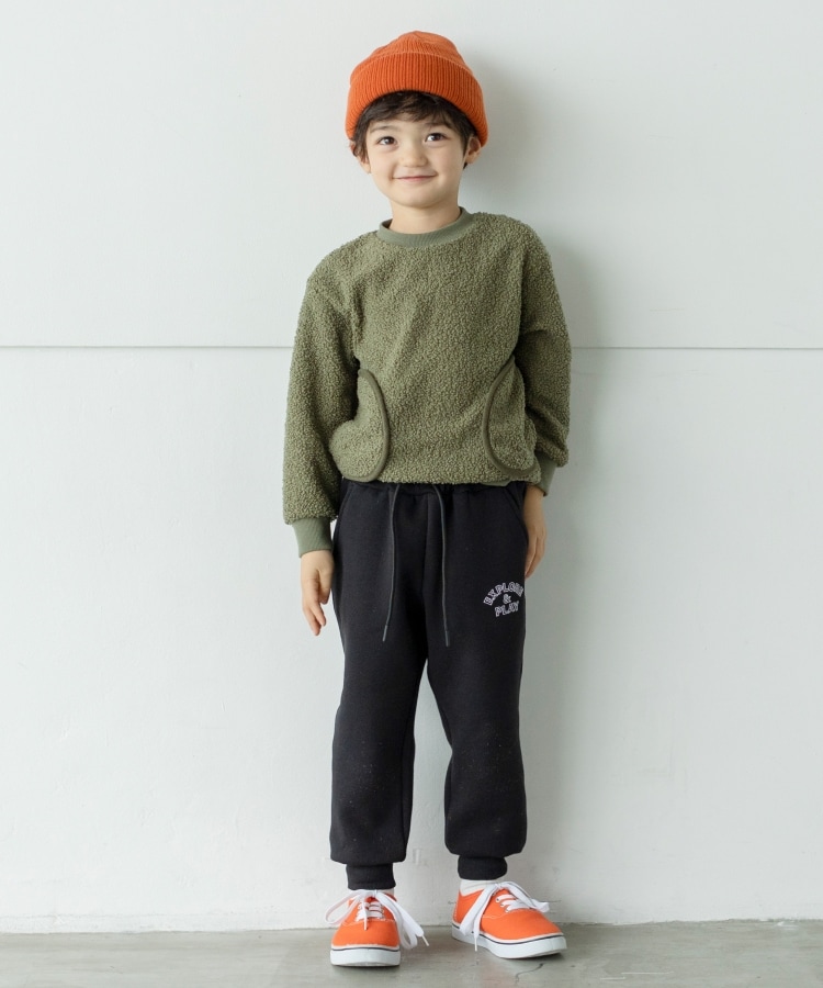 ザ ショップ ティーケー（キッズ）(THE SHOP TK(Kids))の◆【110-140/洗濯機で洗える！】モコモコカールボアトップス3