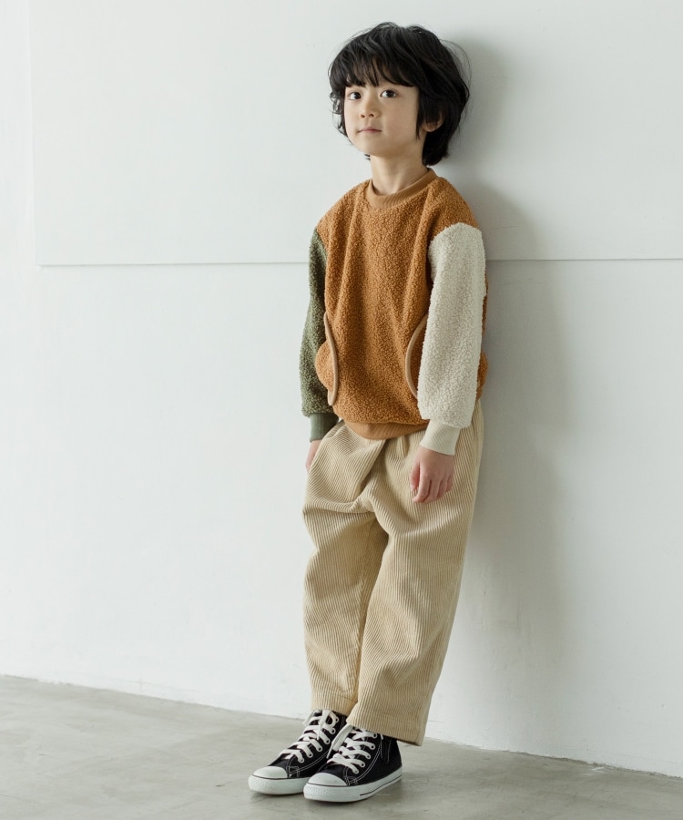 ザ ショップ ティーケー（キッズ）(THE SHOP TK(Kids))の◆【110-140/洗濯機で洗える！】モコモコカールボアトップス7