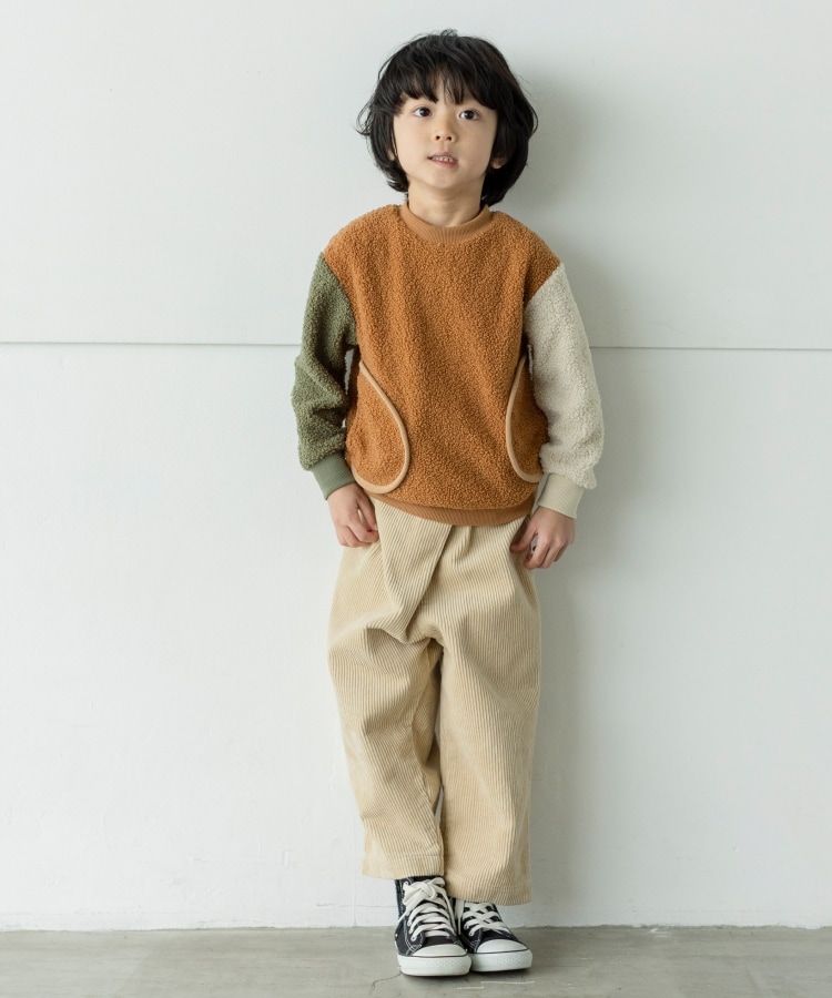 ザ ショップ ティーケー（キッズ）(THE SHOP TK(Kids))の◆【110-140/洗濯機で洗える！】モコモコカールボアトップス8