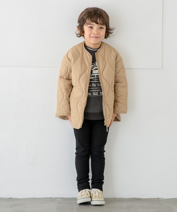 ザ ショップ ティーケー（キッズ）(THE SHOP TK(Kids))の◆【100-140/洗濯機で洗える！】サイドボタンキルティングジャケット14