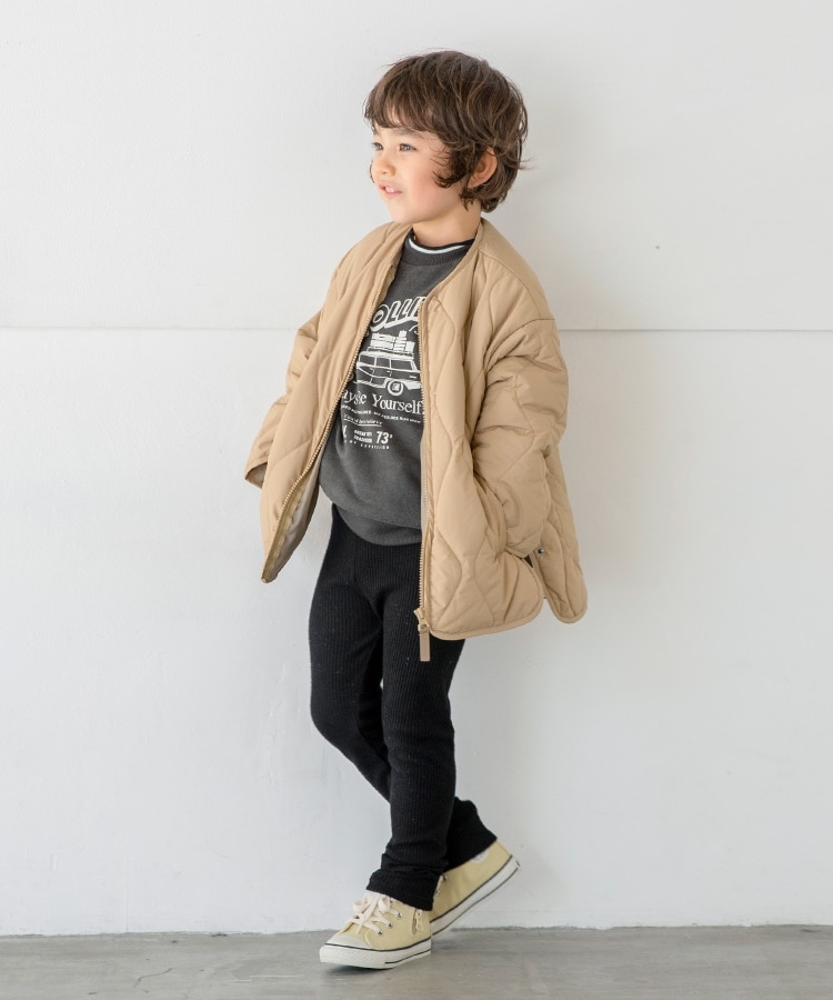 ザ ショップ ティーケー（キッズ）(THE SHOP TK(Kids))の◆【100-140/洗濯機で洗える！】サイドボタンキルティングジャケット17