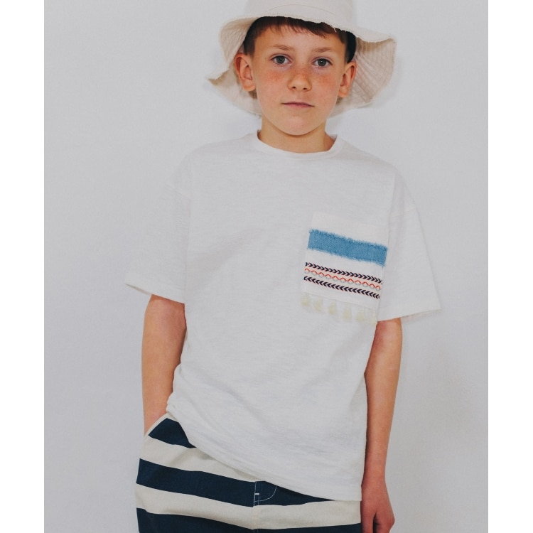 ザ ショップ ティーケー（キッズ）(THE SHOP TK(Kids))の【150-160】タッセルポケットTシャツ