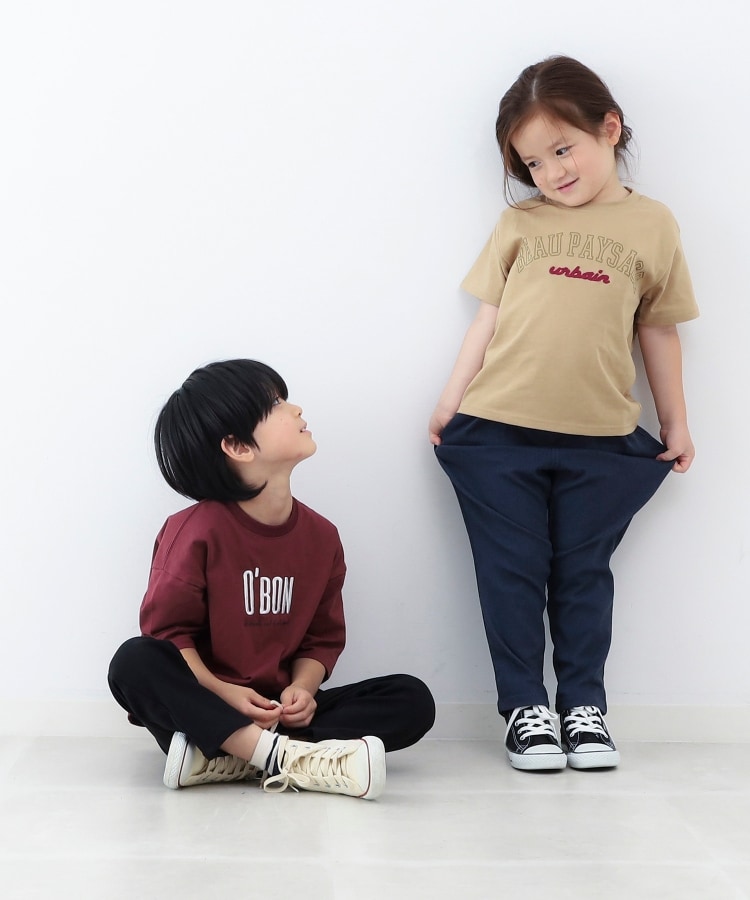 ザ ショップ ティーケー（キッズ）(THE SHOP TK(Kids))の【100-140】刺繍ロゴ七分Tシャツ15