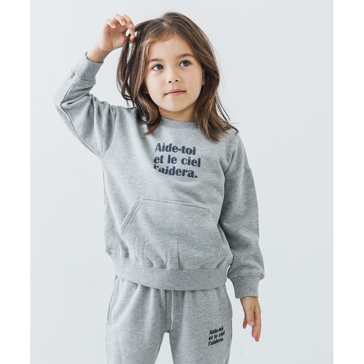 ザ ショップ ティーケー（キッズ）(THE SHOP TK(Kids))の【110-150】ロゴプリントプルオーバー