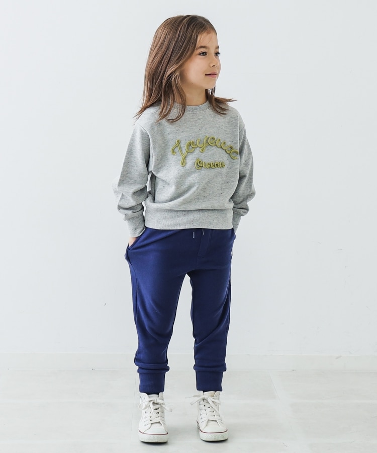 ザ ショップ ティーケー（キッズ）(THE SHOP TK(Kids))の【110-150】裏毛ロゴプリントジョガーパンツ6