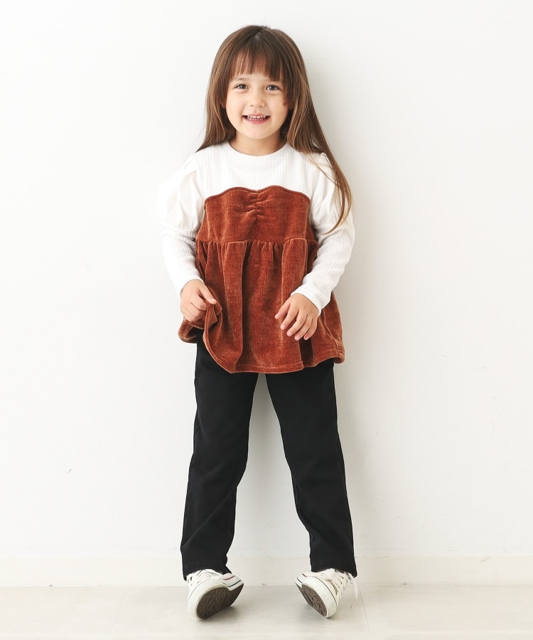 ザ ショップ ティーケー（キッズ）(THE SHOP TK(Kids))の【100-150】カットモールドッキングプルオーバー/お家で洗える1