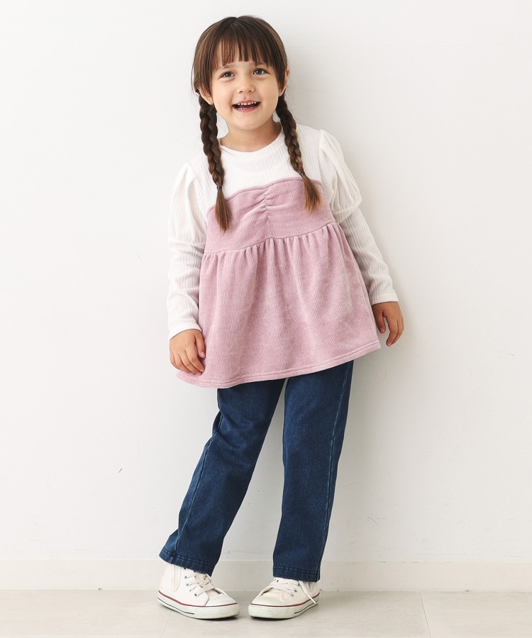 ザ ショップ ティーケー（キッズ）(THE SHOP TK(Kids))の【100-150】カットモールドッキングプルオーバー/お家で洗える6